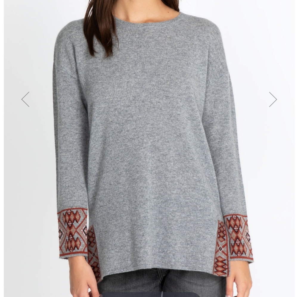 NWT Johnny Was Winona Wool & Cashmere Pullover Sweater